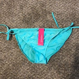 Target brand swim bottoms in sea foam!